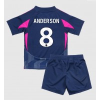 Maglia Calcio Nottingham Forest Elliot Anderson #8 Seconda Divisa Bambino 2024-25 Manica Corta (+ pantaloncini)